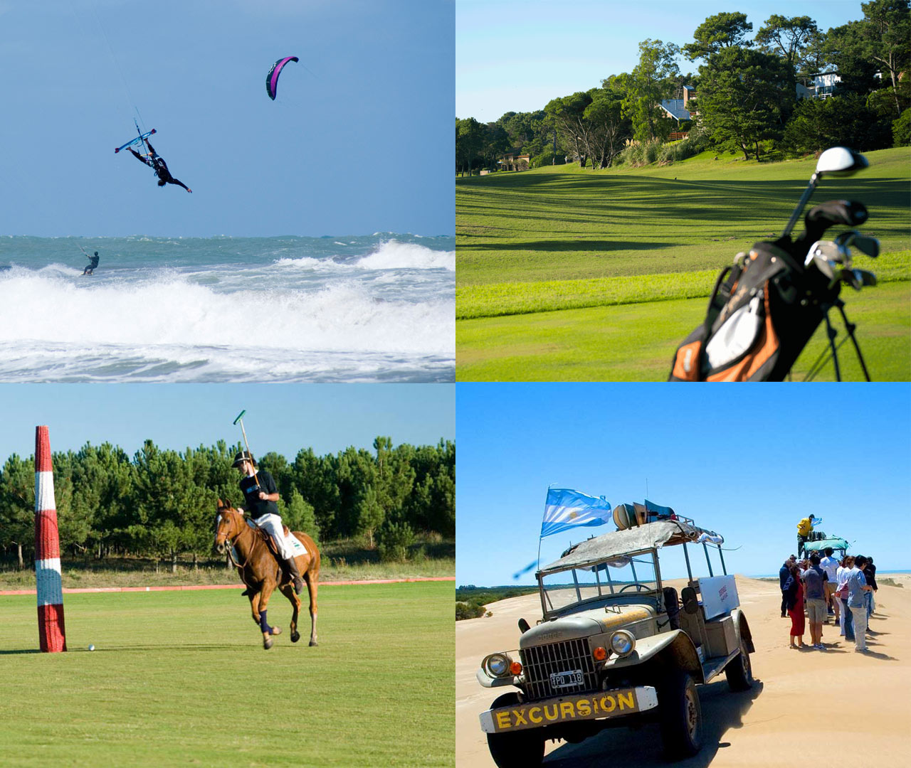 Qué hacer en Pinamar: polo, golf, kitesurf y excursiones
